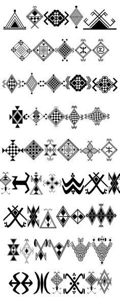 45 Best Berber Symbols Art And Colture Images Berber Tattoo Symbols