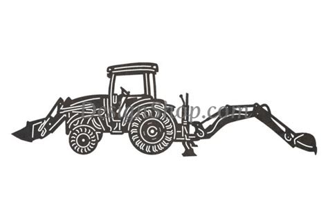 Front End Loader Tractor Dxf File For Cnc