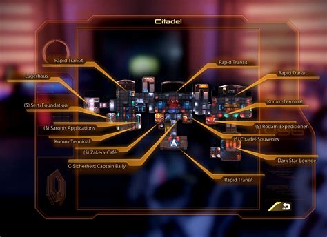 Mass Effect Citadel Map
