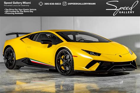 2018 Lamborghini Huracan Performante Coupe Speed Gallery Miami