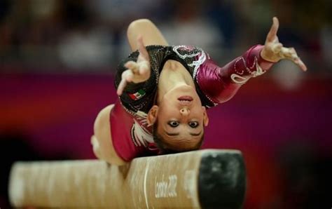 elsa garcia rodriguez blancas of mexico performs on the balance beam during the women s