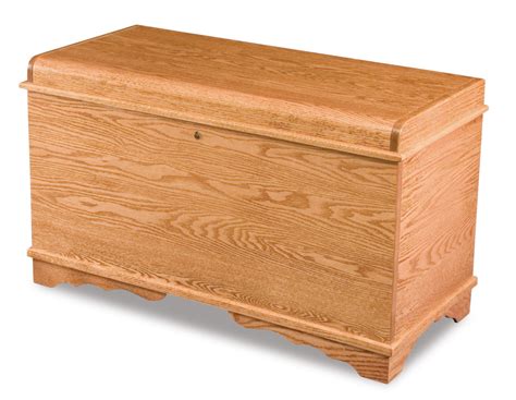 Waterfall Cedar Chest Amish Solid Wood Chests Kvadro