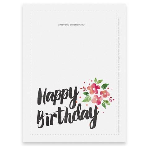 10 Best Printable Folding Birthday Cards Pdf For Free At Printableecom