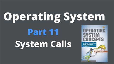 System Calls In Operating Systems Youtube