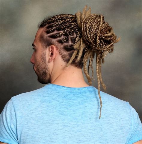 60 Cool Braided Buns For Men To Steal The Spotlight Machohairstyles