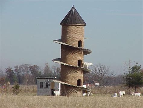 Goat Tower Near Findlay Illinois Rbizarrebuildings