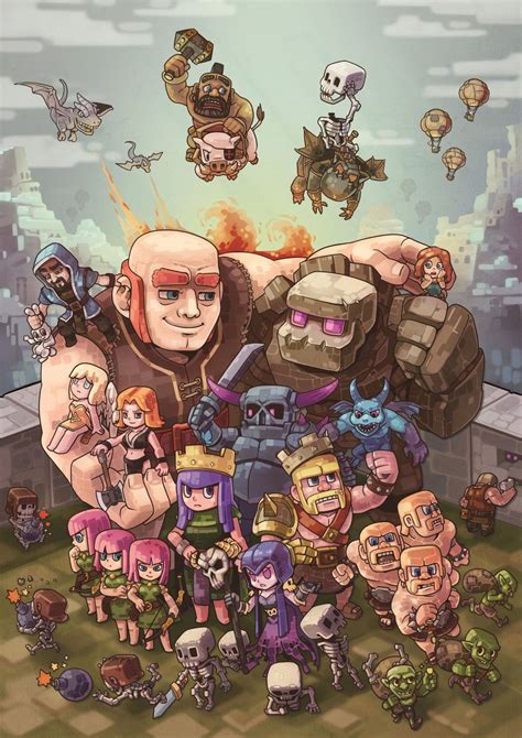 Express Your Creativity With Clash Of Clans Fan Art