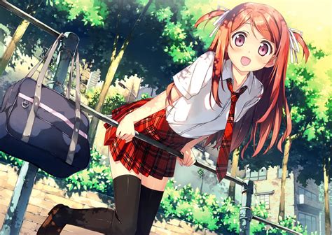 Image Result For Red Haired Anime School Girl Anime Arte Manga