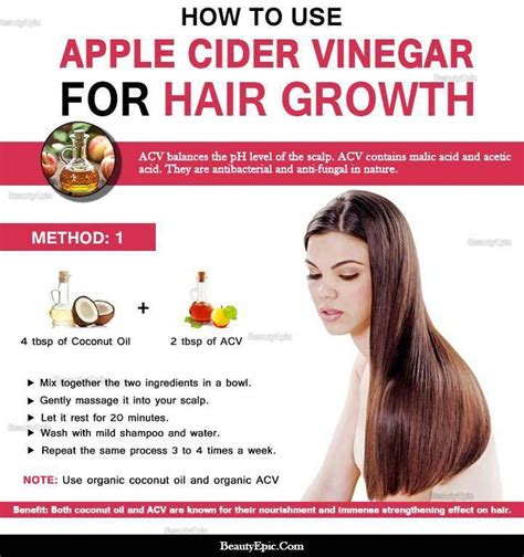 Apple Cider Vinegar For Hair Growth Hairloss Malepatternbaldness