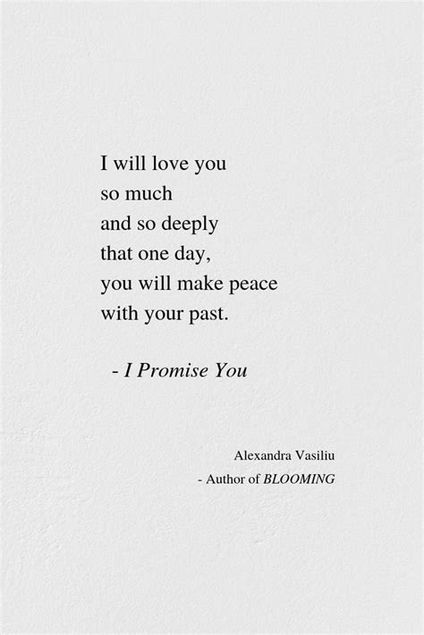 I Promise You Poem By Alexandra Vasiliu Author Of Blooming