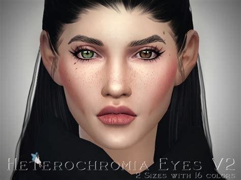 The Sims Resource Heterochromia Eyes V2 By Msblue • Sims 4 Downloads