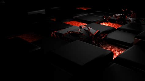 Full Hd Wallpaper Square Crash Lava Dark Desktop