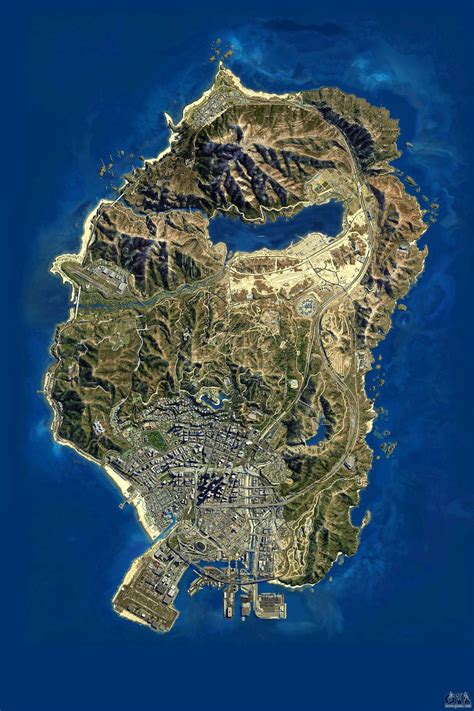 Satellite Map In 2k For Gta 5