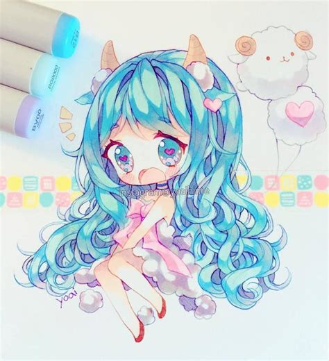 Artist Instagram Yoaihime Anime Artwork Anime Art Girl Cute Art