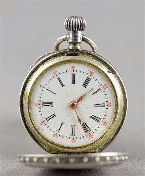 Chinese Pocket Watch 1890 Labelle 800 Silver
