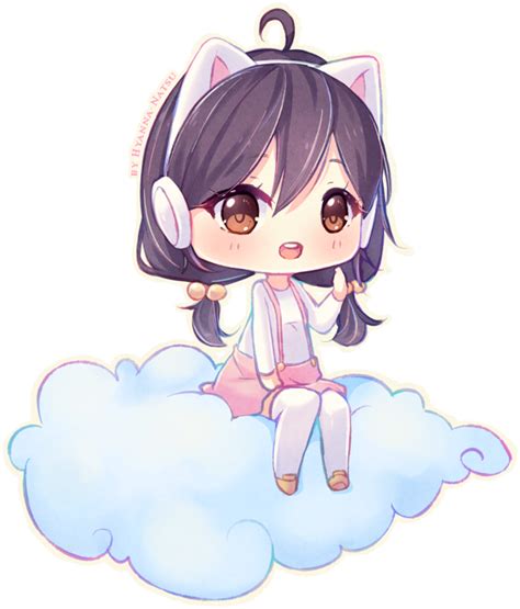 Commission Fluffy Cloud By Hyanna Natsu On Deviantart Chibi Anime