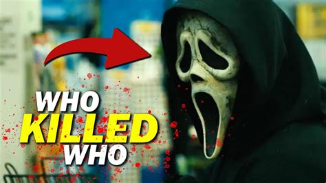 Who Killed Who In The Scream Franchise Who Killed Who In Scream Vi