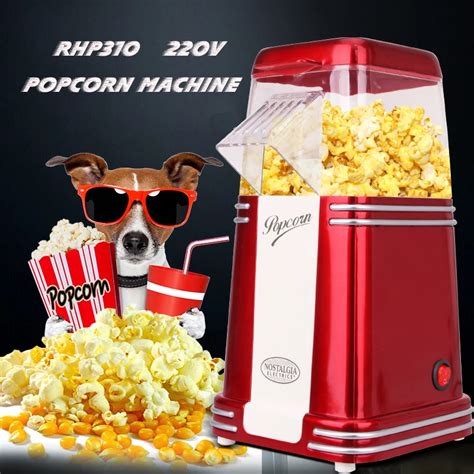 Mini Classic Popcorn Machine American Vintage Dual Popcorn Machine