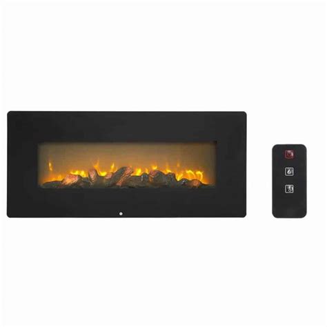 Antero Grand Electric Fireplace In Black By Real Flame