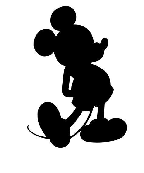 Mickey Mouse Silhouette Printable Printable World Holiday