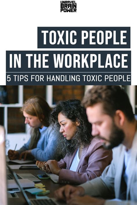 How It Is To Have Toxic People In The Workplace What Happens When You