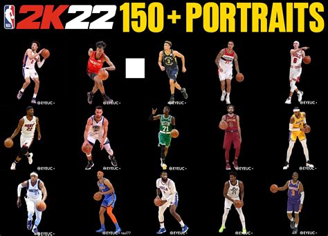 Nba 2k22 150 Portrait Updates All In One Pack By Raul77