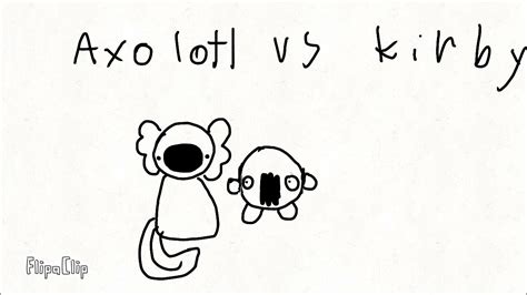 Axolotl Vs Kirby Youtube