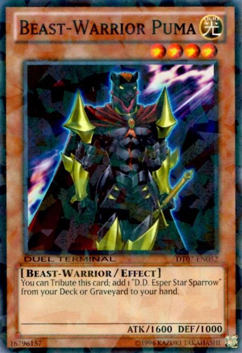 Spell field all crystal beast monsters on the field and in the graveyard become dark. Card Gallery:Beast-Warrior Puma | Yu-Gi-Oh! | FANDOM powered by Wikia