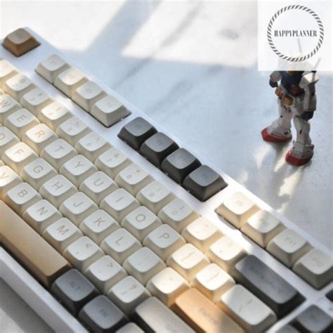 Retro Nude Full Set Keycaps For Mechanical Keyboards Xda Etsy