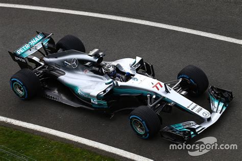 Valtteri Bottas Mercedes Amg F1 W08 At Mercedes Amg F1 W08 Launch