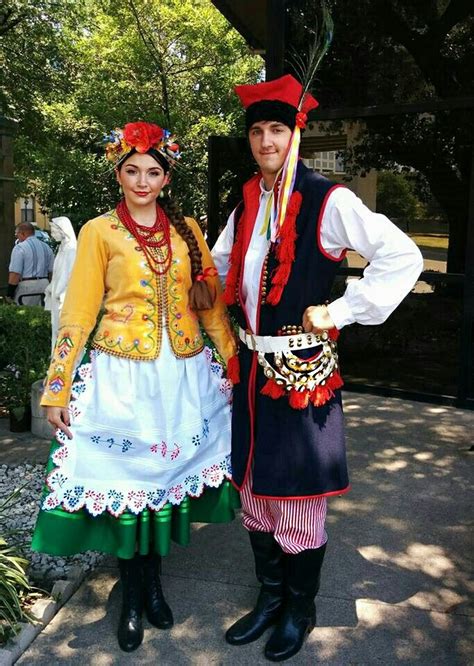 Traditional Polish Folk Costume Polski Strój Ludowy Rzeszowski From