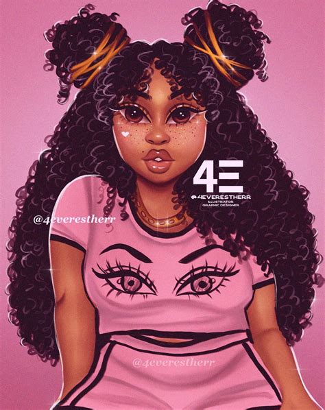 Pin By Shonny On Pink Art Drawings Of Black Girls Black Girl Art