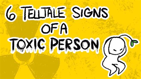 6 Signs Of A Toxic Person Youtube