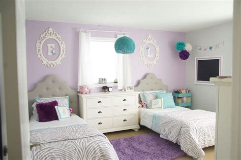 Girls Shared Bedroom Teal And Purple Ung Frames 1000 Shared