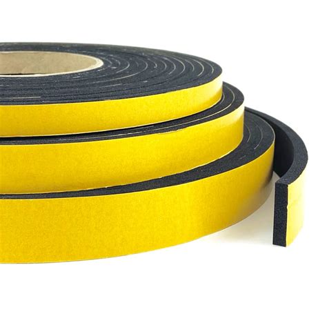 Self Adhesive Backed Expanded Neoprene Strip Cr Foam Tapes