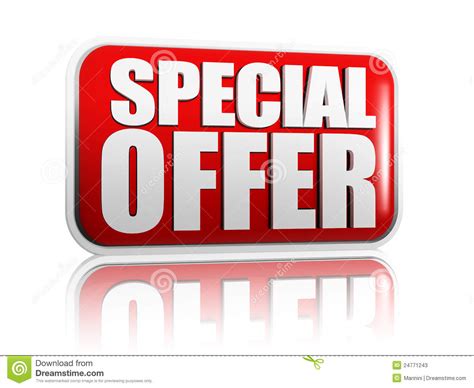 Special Offer Stock Photos - Image: 24771243