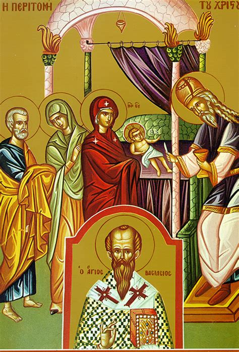 Jan 01 The Circumcision Of Our Lord And The Commemoration Our Holy Father Basil The Great