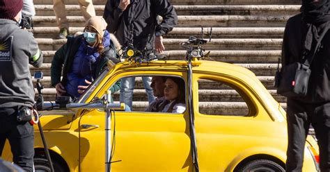 Mission Impossible 7 Tom Cruise A Roma Con Una Fiat 500 Gialla