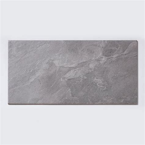 Light Grey Stone Effect Matt Porcelain Wall And Floor Tiles Sample Floor