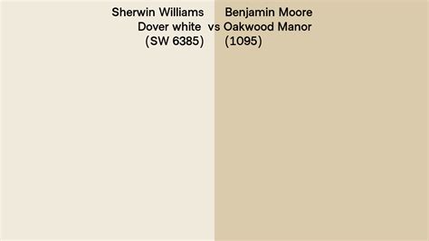 Sherwin Williams Dover White Sw 6385 Vs Benjamin Moore Oakwood Manor