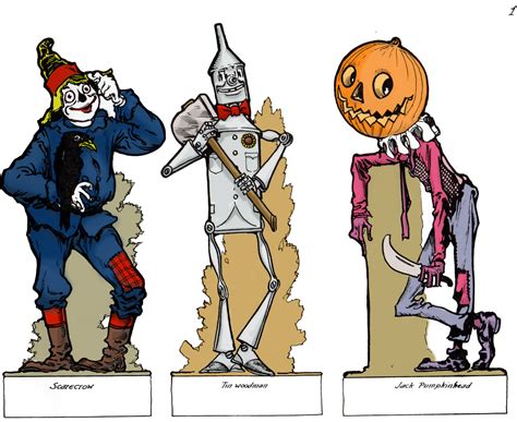 Scarecrow Tin Woodman Jack Pumpkinhead By Historianofoz On Deviantart