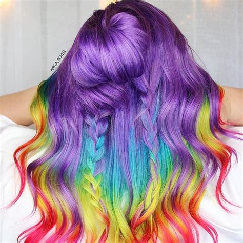 Over The Rainbow Its Friday Rp Kaylaboyer Creativebrushes Hair