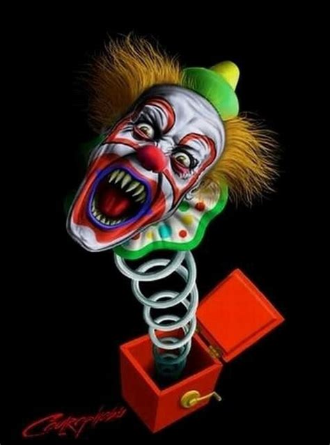 Creepy Evil Clown Jack In The Box Evil Clown Pictures Evil Clowns Clown