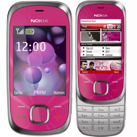 Nokia Slide 7230 Hot Pink Unlocked Mobile Phone For Sale Online Ebay