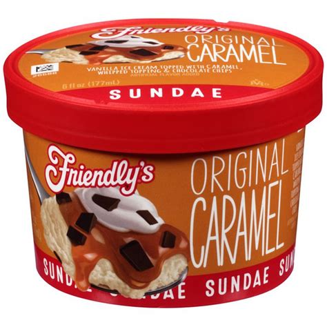 Friendlys Sundae Original Caramel 6 Oz From Safeway Instacart