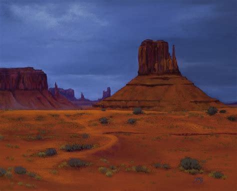 Xenia Sease Art Monument Valley Impending Storm
