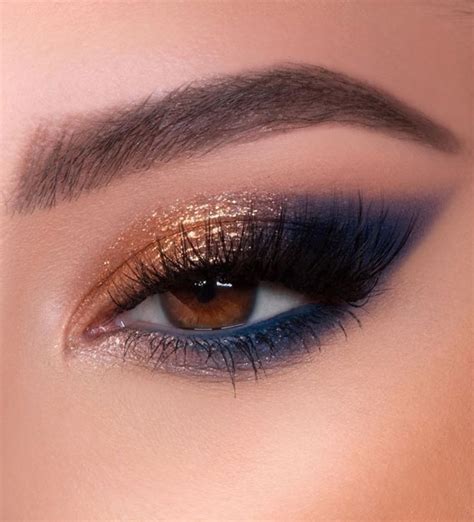 Gorgeous Eyeshadow Looks The Best Eye Makeup Trends Blue And Gold