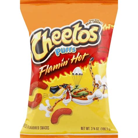 Cheetos Puffs Flamin Hot Cheese Flavored Snacks Oz Mx