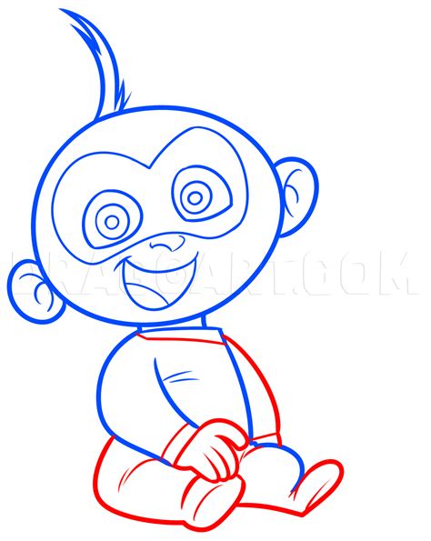 Draw Jack Jack From Incredibles Step By Step Drawing Guide By Dawn Dragoart