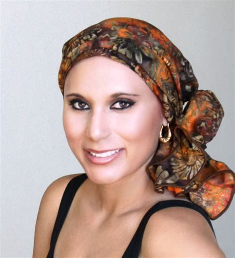 Turban Diva Sunflower Batik Floral Turban Hat Set Chemo Hat Etsy